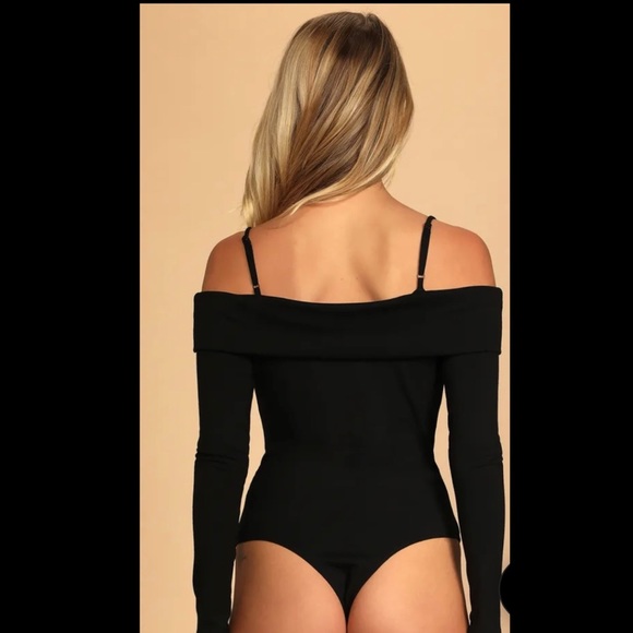 NWT: lulus black twist bodysuit - Picture 4 of 5